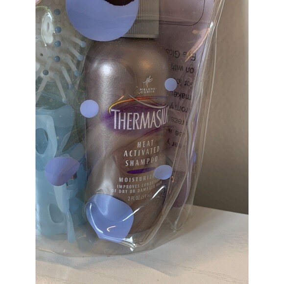 VTG y2k 2000s ThermaSilk heat KIT shape hold spray flexible Shampoo Conair Brush - Picture 5 of 9